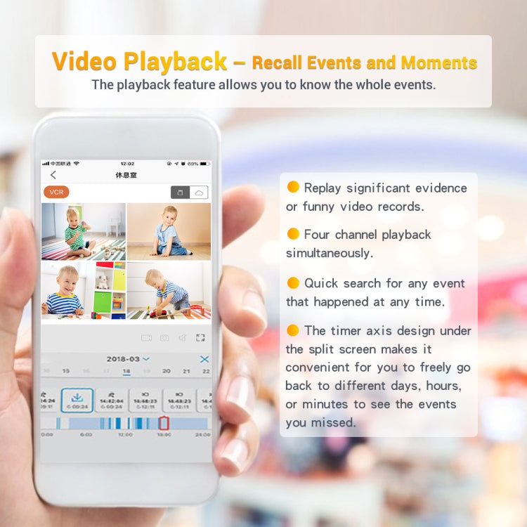 ESCAM WNK614 HD 3.0 Million Pixels 8-channel Wireless + 4IPC Wireless NVR Security System, UK Plug