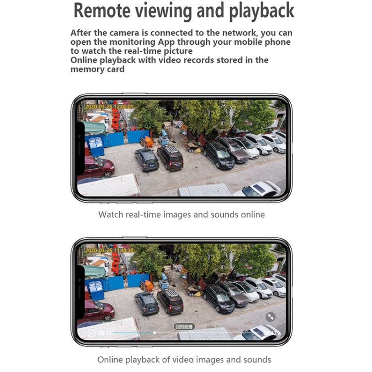 VESAFE Y4P Outdoor HD 1080P Solar Power Security IP Camera, Support Motion Detection & PIR Wake up, IP66 Waterproof(White)