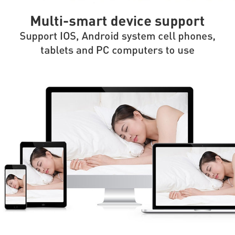 GH6 WiFi Smart Surveillance Camera, Support Night Vision / Two-way Audio(Black)