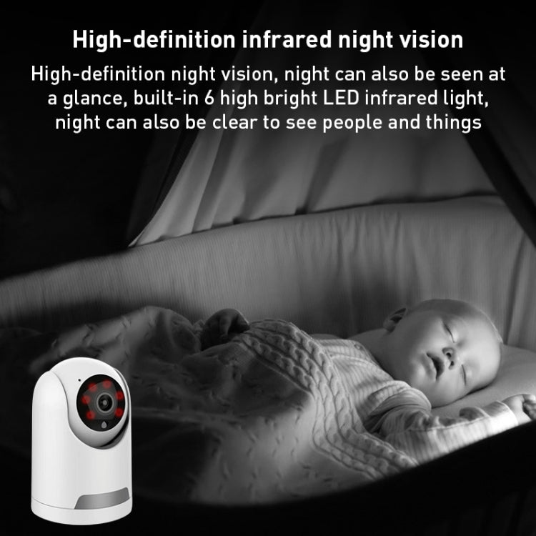 YT64 ICSEE 1080P Pan-tilt WiFi Smart IP Camera, Support TF Card / Two-way Audio / Motion Detection / Night Vision(EU Plug)