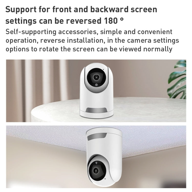 YT64 ICSEE 1080P Pan-tilt WiFi Smart IP Camera, Support TF Card / Two-way Audio / Motion Detection / Night Vision(EU Plug)
