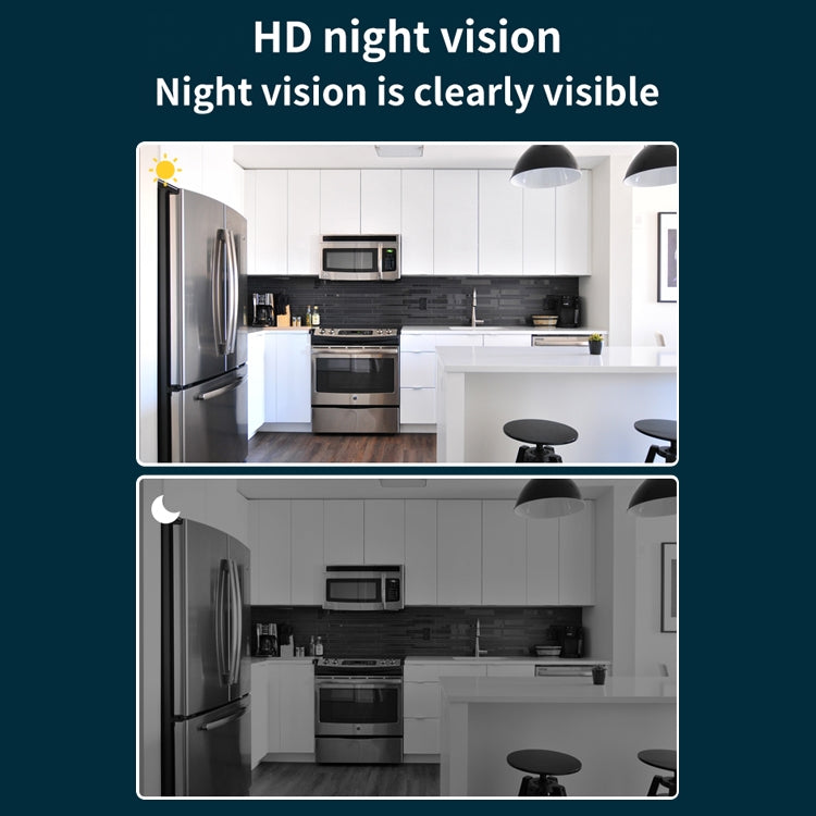 CAMSOY X1 Indoor Full HD 1080P WiFi Two Way Talk Pan and Tilt Camera (White)