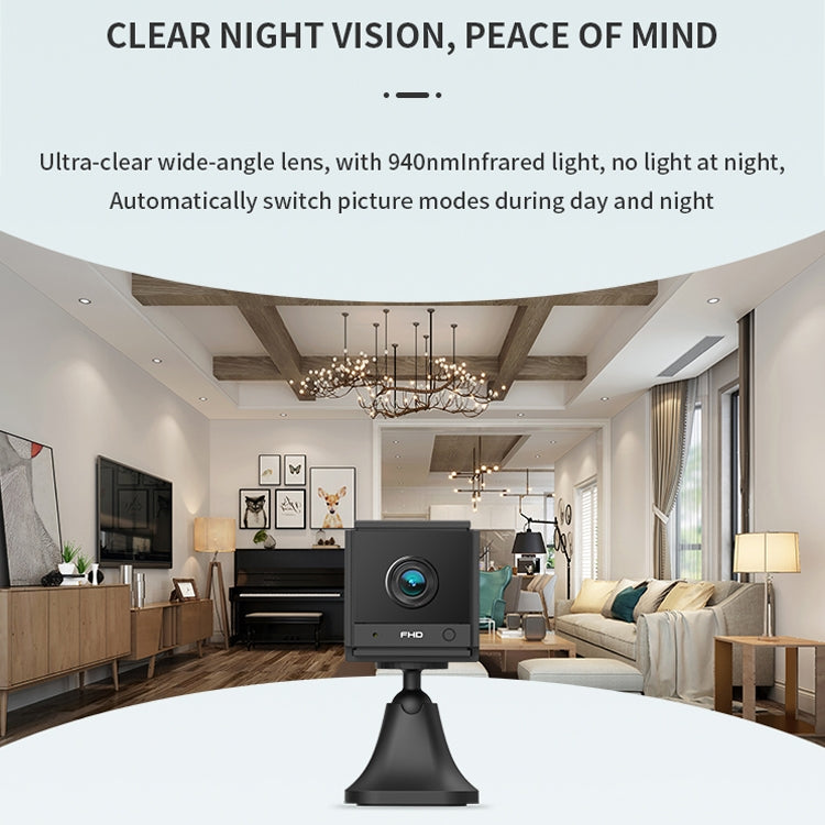 CAMSOY S20 1080P WiFi Wireless Network Action Camera Wide-angle Recorder with Mount (White)