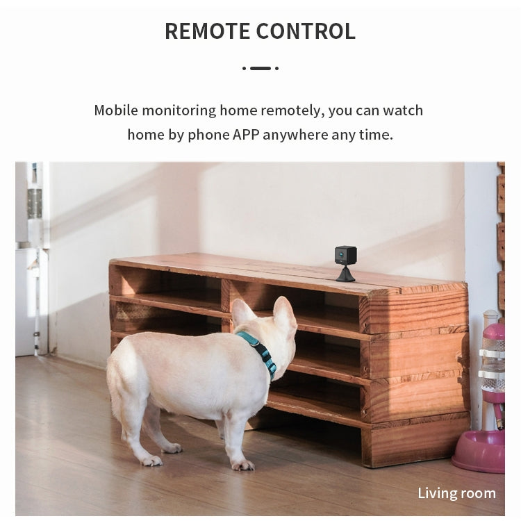 CAMSOY S20 1080P WiFi Wireless Network Action Camera Wide-angle Recorder with Mount (White)