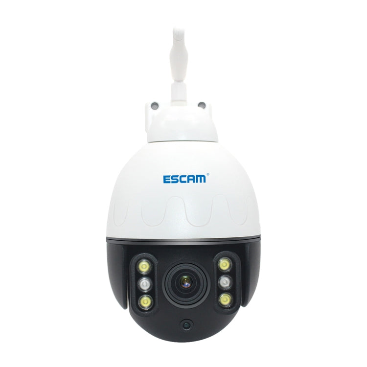 ESCAM Q5068 H.265 5MP Pan / Tilt / 4X Zoom WiFi Waterproof IP Camera, Support ONVIF Two Way Talk & Night Vision, EU Plug