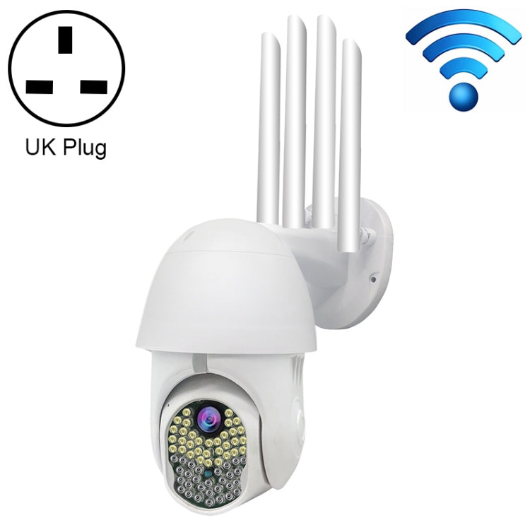 AL-63 2.0 Million Pixels 1080P HD WiFi IP Camera, Support Night Vision & Motion Detection & Two-way Intercom & TF Card, UK Plug
