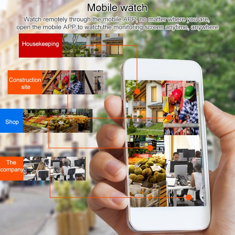 AL-63 2.0 Million Pixels 1080P HD WiFi IP Camera, Support Night Vision & Motion Detection & Two-way Intercom & TF Card, UK Plug