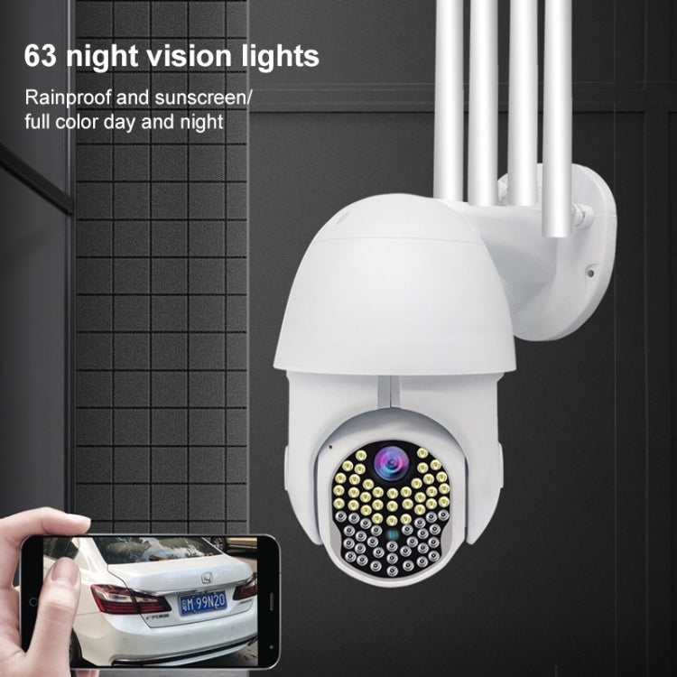 AL-63 2.0 Million Pixels 1080P HD WiFi IP Camera, Support Night Vision & Motion Detection & Two-way Intercom & TF Card, EU Plug