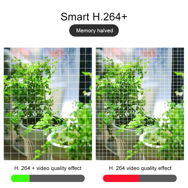 Q4 2.0 Million Pixels 1080P HD Wireless IP Camera, Support Motion Detection & Two-way Audio & Infrared Night Vision & TF Card, EU Plug