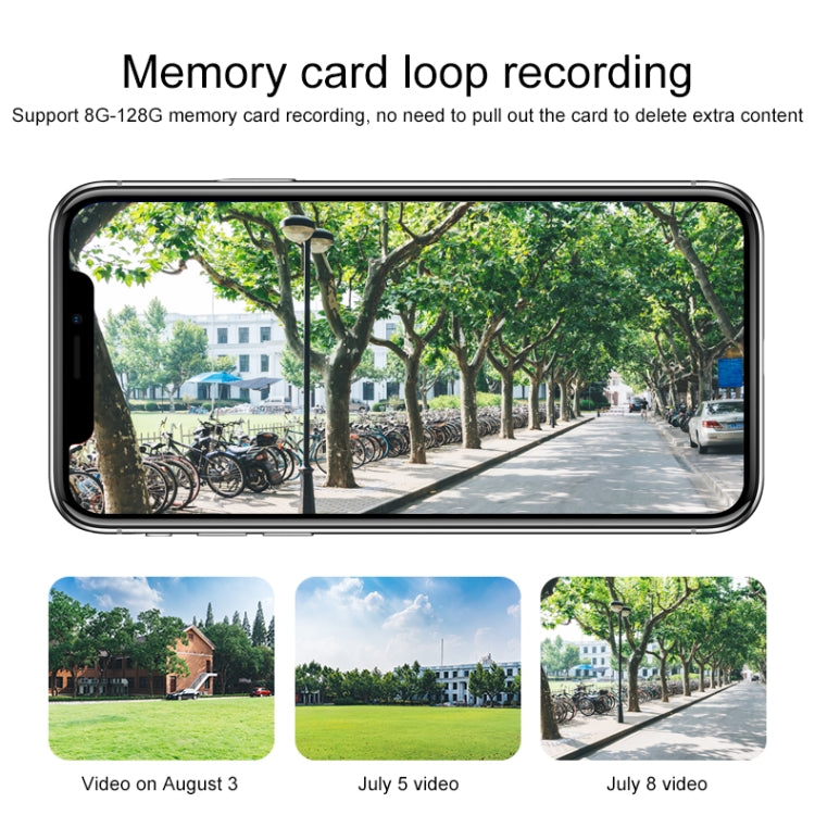 Q8 1080P HD Wireless IP Camera, Support Motion Detection & Infrared Night Vision & TF Card, EU Plug