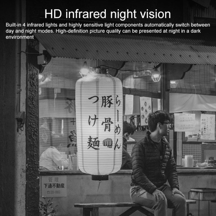 Q8 1080P HD Wireless IP Camera, Support Motion Detection & Infrared Night Vision & TF Card, US Plug