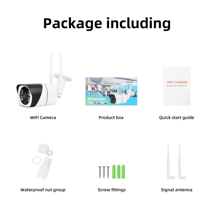 Q29 1080P HD Wireless IP Camera, Support Motion Detection & Infrared Night Vision & TF Card, US Plug