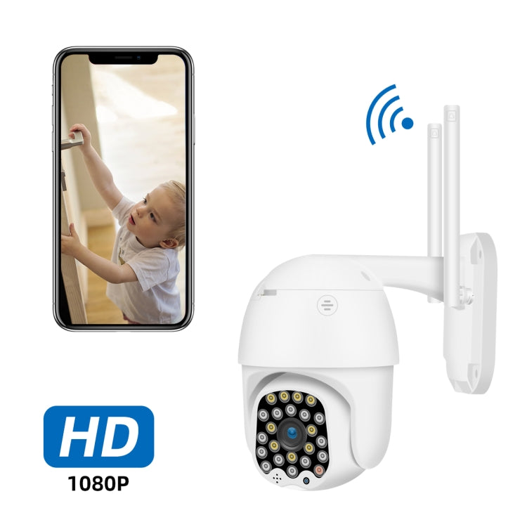 QX18 1080P HD WiFi IP Camera, Support Night Vision & Motion Detection & Two Way Audio & TF Card, UK Plug