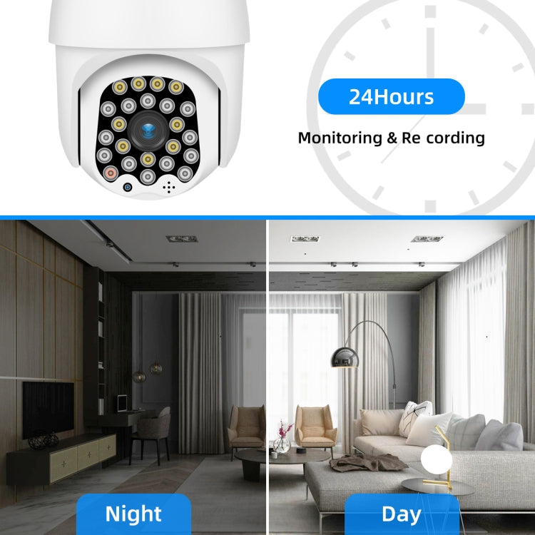 QX18 1080P HD WiFi IP Camera, Support Night Vision & Motion Detection & Two Way Audio & TF Card, EU Plug
