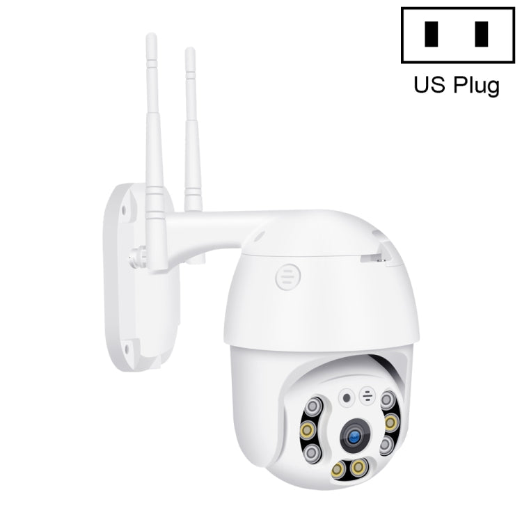 QX21 1080P HD WiFi IP Camera, Support Night Vision & Motion Detection & Two Way Audio & TF Card, US Plug