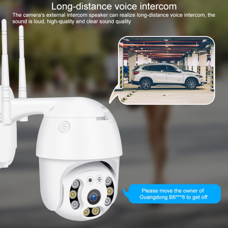 QX21 1080P HD WiFi IP Camera, Support Night Vision & Motion Detection & Two Way Audio & TF Card, UK Plug
