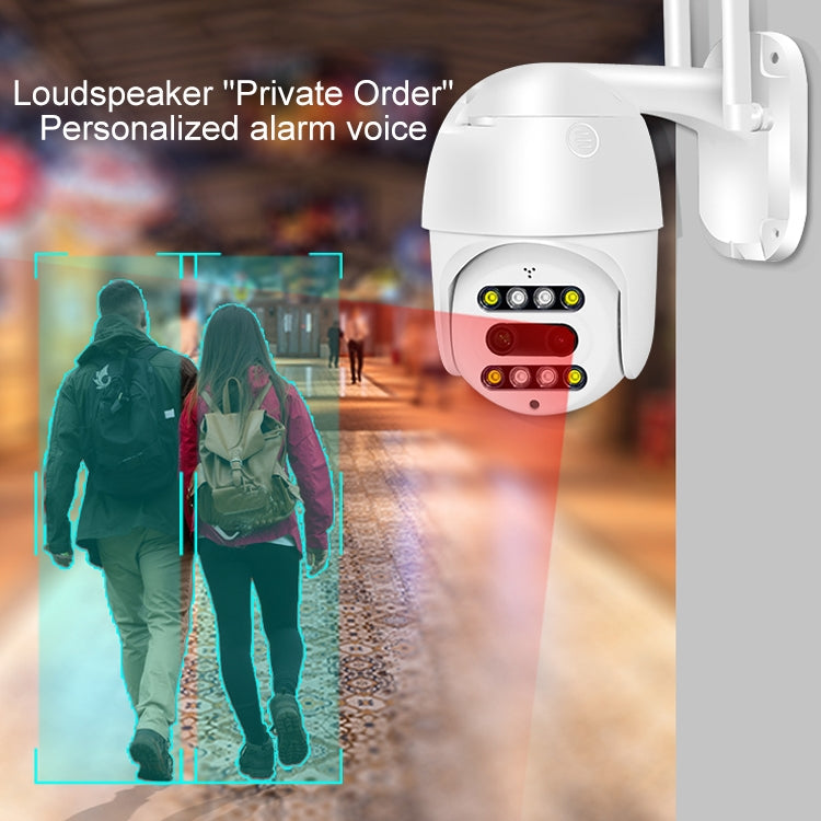 QX48 Pixels 1080P HD Wireless IP Camera, Support Motion Detection & Infrared Night Vision & TF Card(EU Plug)