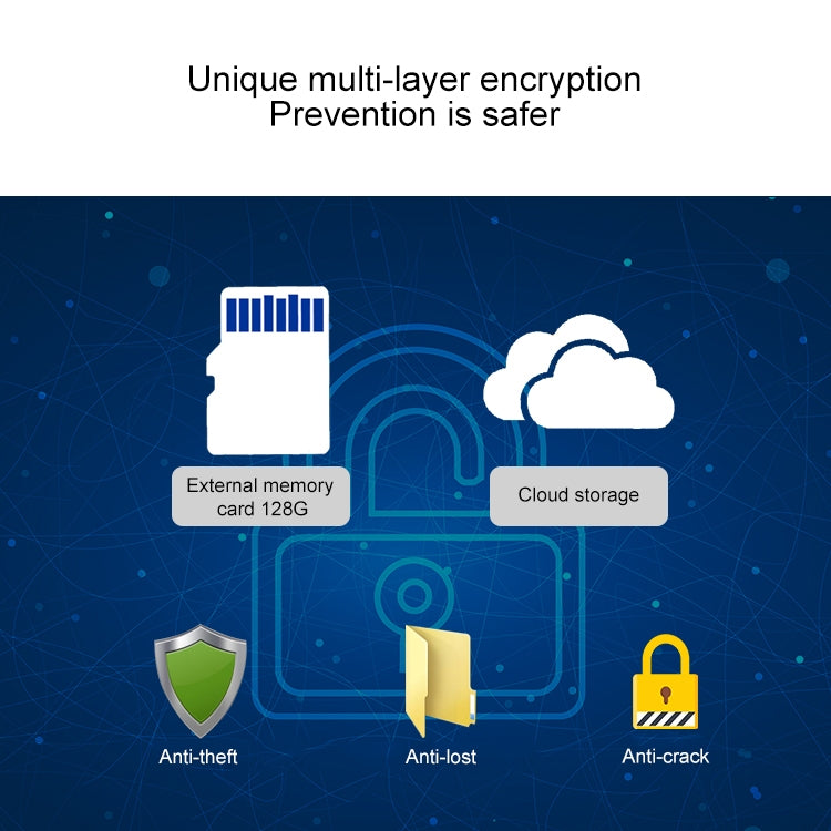 QX48 Pixels 1080P HD Wireless IP Camera, Support Motion Detection & Infrared Night Vision & TF Card (AU Plug)