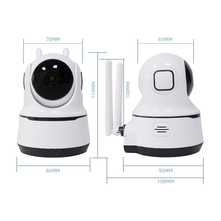 PAF200 2MP 1080P HD Wireless IP Camera, Support Motion Detection & Infrared Night Vision & TF Card(UK Plug)