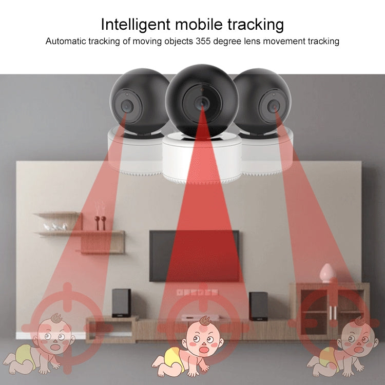 YT46 HD Wireless Indoor Network Shaking Head Camera, Support Motion Detection & Infrared Night Vision & Micro SD Card, US Plug