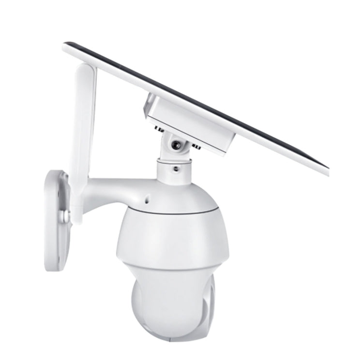 ESCAM QF280 HD 1080P IP66 Waterproof WiFi Solar Panel PT IP Camera with Battery, Support Night Vision / Motion Detection / TF Card / Two Way Audio (White)