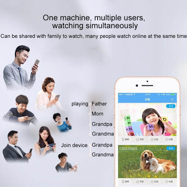 A9 1080P WiFi IP Camera Mini DV(White)