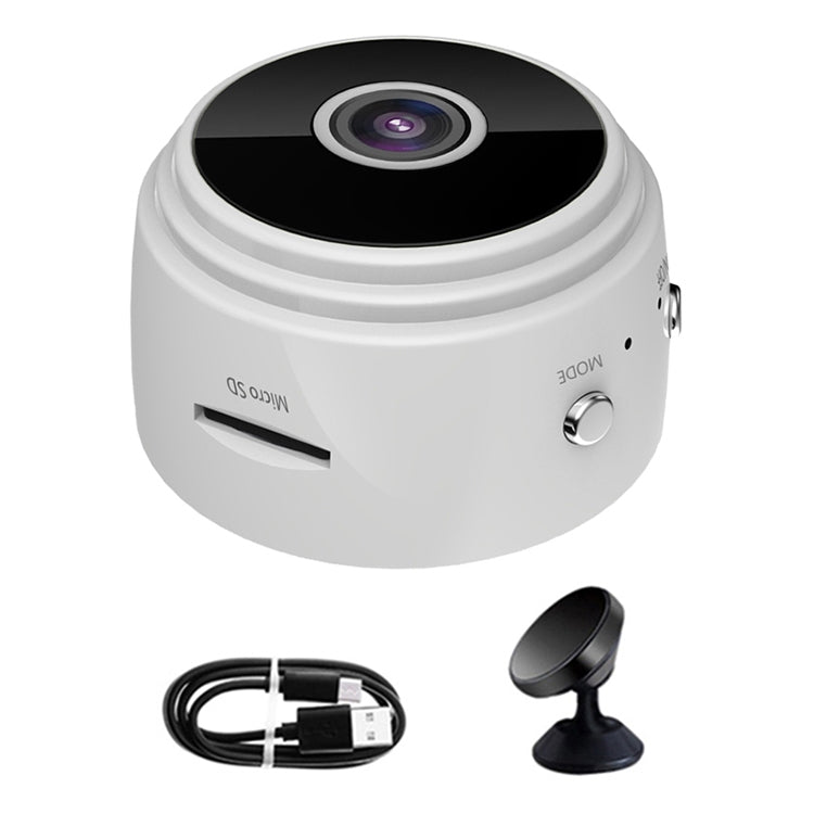 A9 720P Wifi Wireless Network Camera Wide-angle Recorder (White)