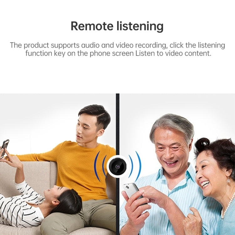 A9 720P Wifi Wireless Network Camera Wide-angle Recorder (White)