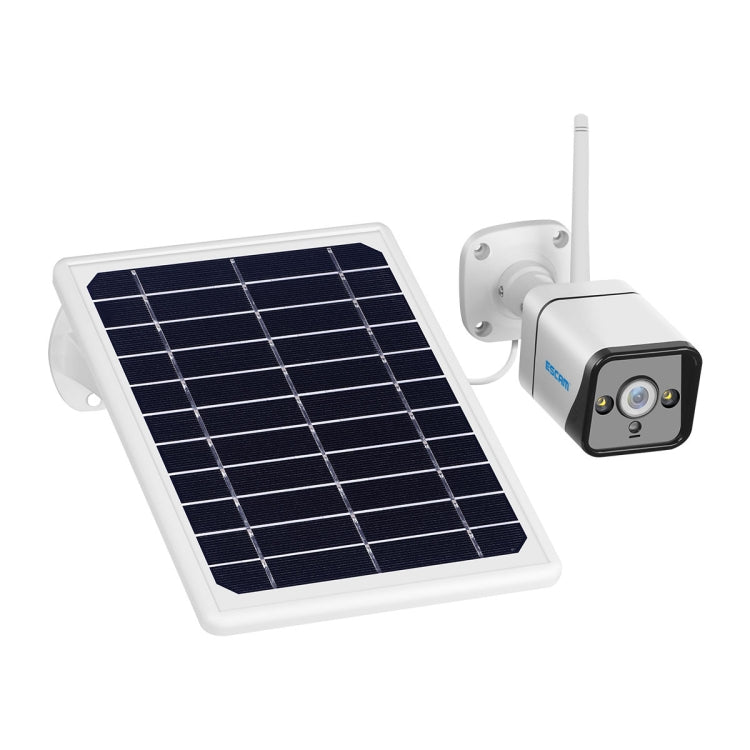ESCAM QF320 HD 1080P 4G Solar Panel IP Camera, Support Night Vision & TF Card & PIR Motion Detection & Two Way Audio