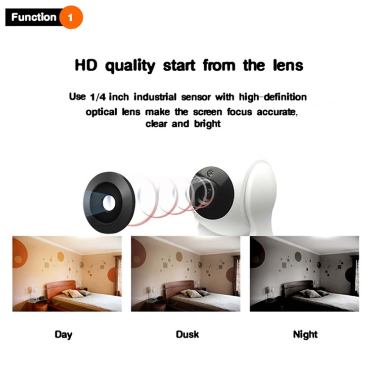 Anpwoo YT002 Ingenic T10 720P HD WiFi IP Camera with 11 PCS Infrared LEDs, Support Motion Detection & Night Vision & TF Card(Max 64GB)