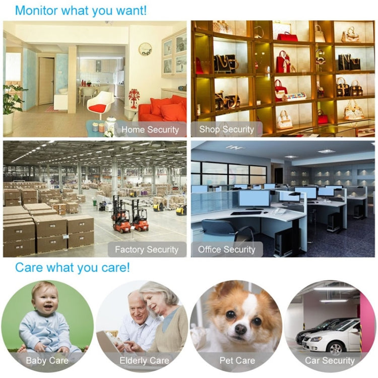 Anpwoo Snowman 1080P HD WiFi IP Camera, Support Motion Detection & Infrared Night Vision & TF Card(Max 64GB)(White)