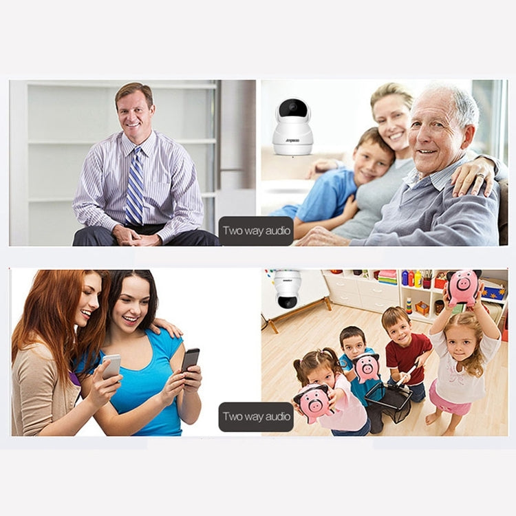 Anpwoo Warrior GM8135+SC2145 1080P HD WiFi IP Camera, Support Motion Detection & Infrared Night Vision & TF Card(Max 128GB)(White)