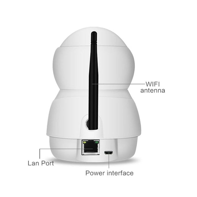 Anpwoo Warrior GM8135+SC2145 1080P HD WiFi IP Camera, Support Motion Detection & Infrared Night Vision & TF Card(Max 128GB)(White)