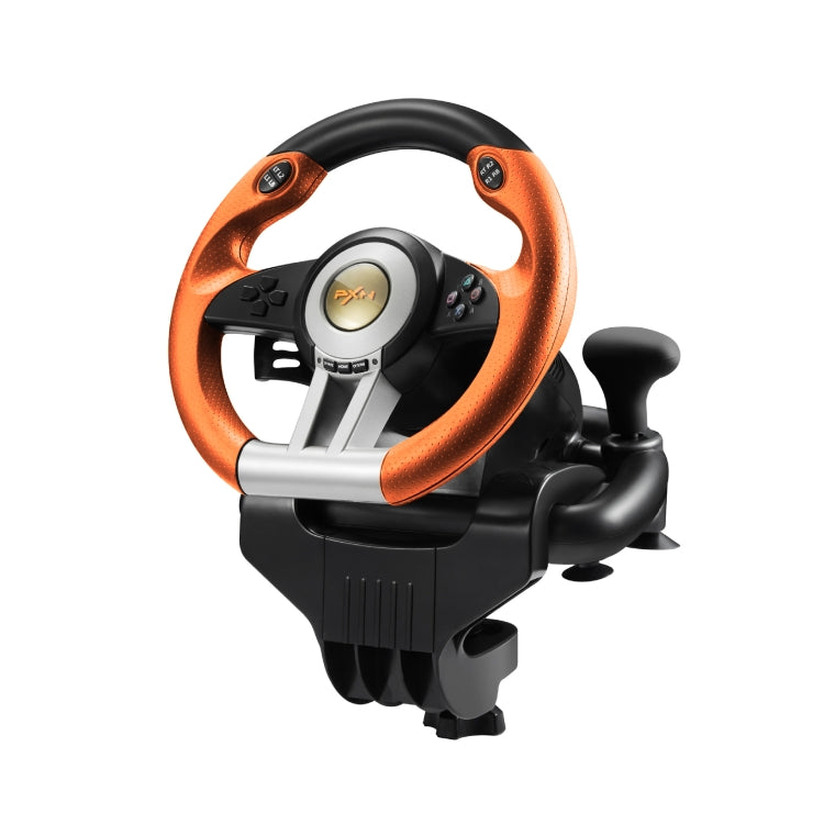 PXN-V3 Racing Game Steering Wheel for PC / PS3 / 4 / xbox one / switch(Orange)