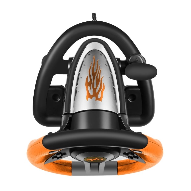 PXN-V3 Racing Game Steering Wheel for PC / PS3 / 4 / xbox one / switch(Orange)