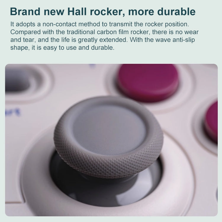 8BitDo SN30 Pro Bluetooth Gamepad Hall Version for Switch / Steam / PC / Android (White)