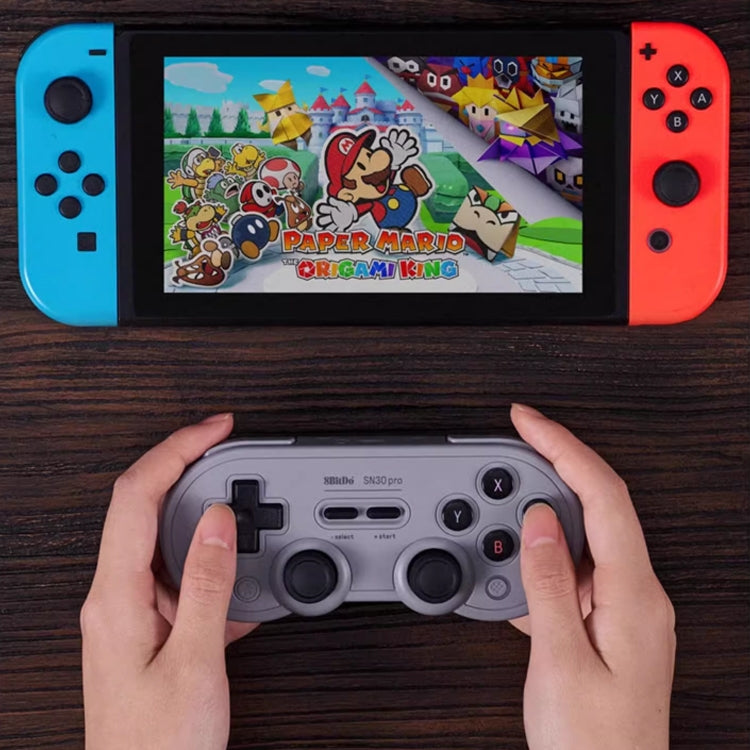 8BitDo SN30 Pro Bluetooth Gamepad Hall Version for Switch / Steam / PC / Android (Grey)