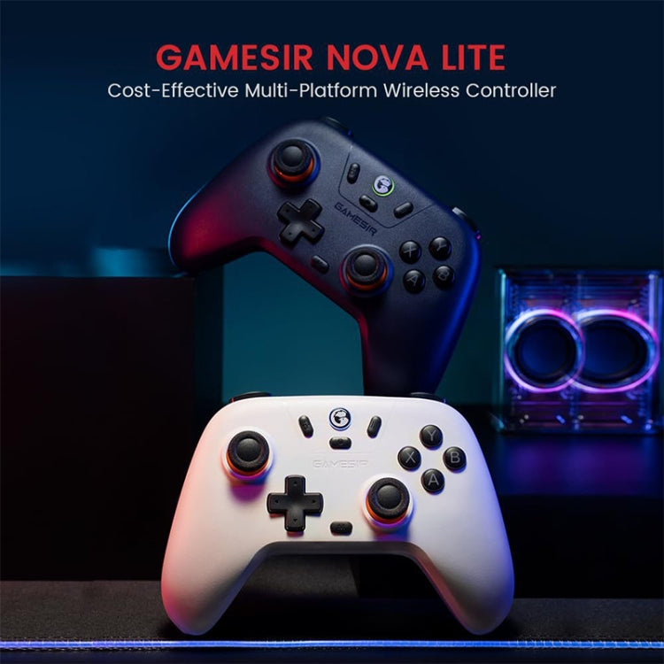 GameSir Nova Lite PC T4N Lite Bluetooth Wireless Gamepad Game Controller for Nintendo Switch (White)