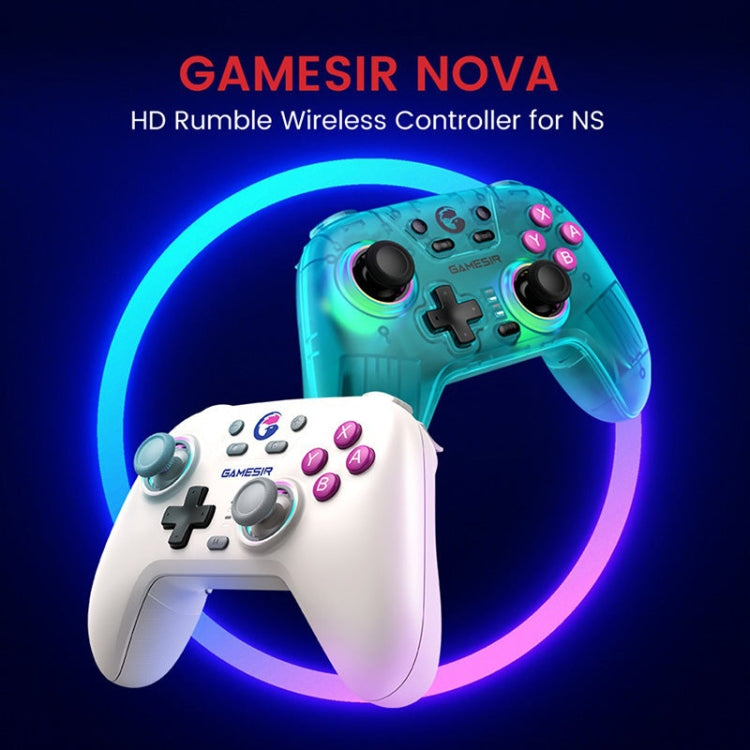 GameSir Nova NS T4N Wireless Gamepad Game Controller for Nintendo Switch (White)