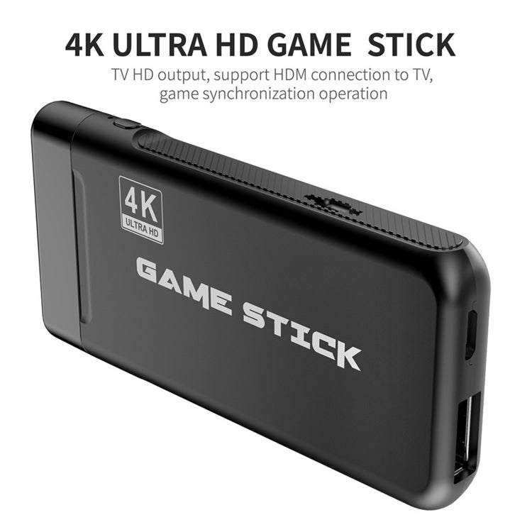 PS3000 64GB 4K Retro Game Stick with 2 Wireless Gamepads 10000+ Games Pre-installed