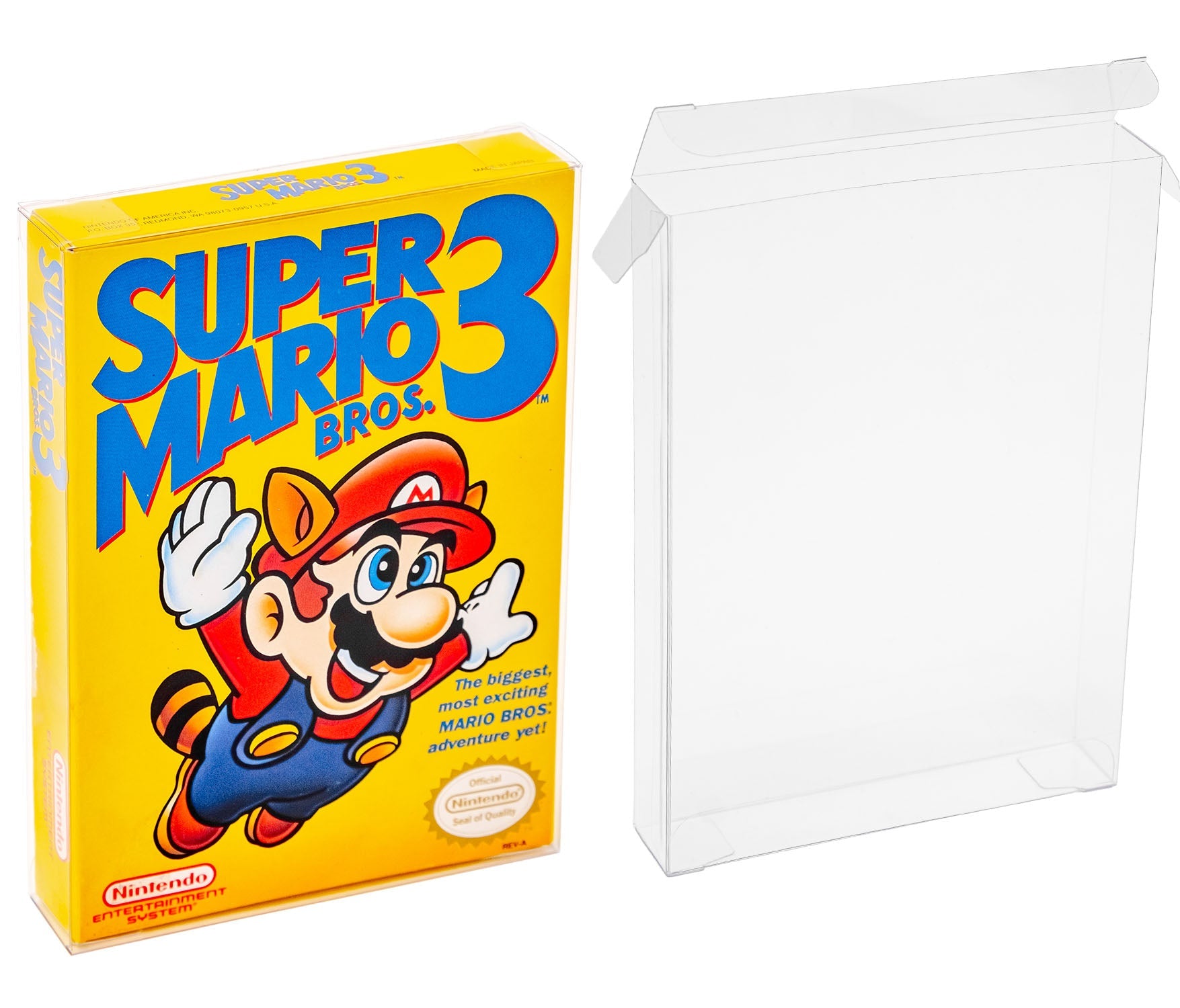 Platinum Protectors for Nintendo NES Game Boxes