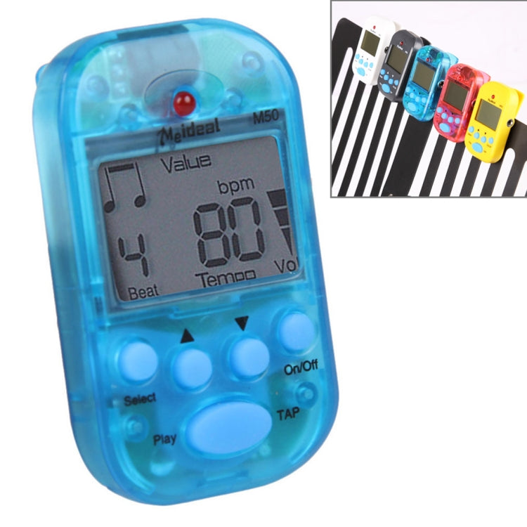 Mini Professional Electronic Piano Violin Clip High-quality Metronome Digital Tuner M50