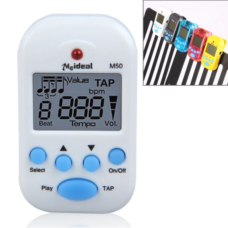 Mini Professional Electronic Piano Violin Clip High-quality Metronome Digital Tuner M50