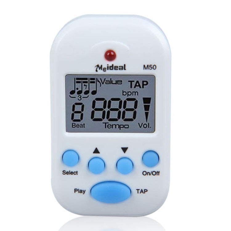 Mini Professional Electronic Piano Violin Clip High-quality Metronome Digital Tuner M50