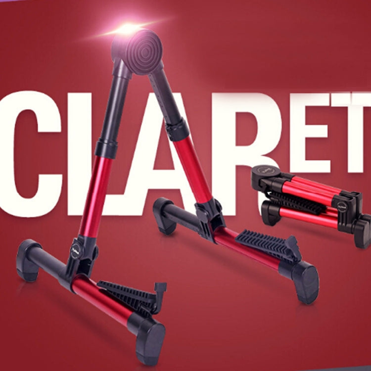 Simple Folding Vertical Guitar Violin Ukulele Bracket Musical Instrument Stand