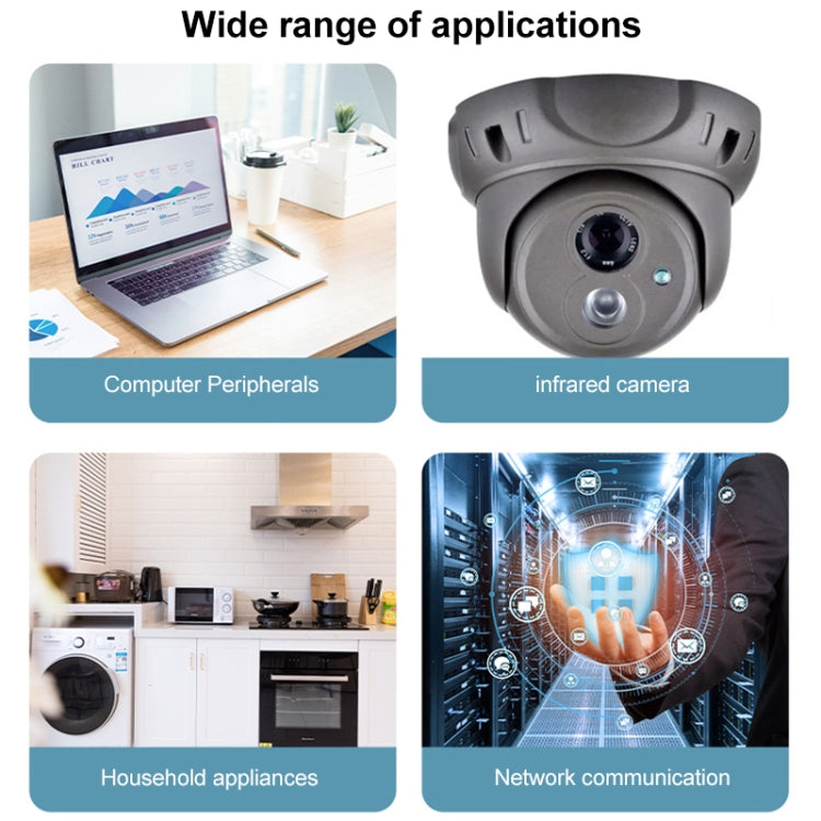 DC 5.5 x 2.1 To 7.0 Female DC Power Connection Cable, Length: 5m