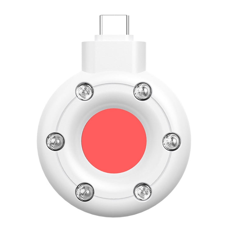 S300 USB-C/Type-C Plug Infrared Detector Hotel Camera Anti-Sneak Shooting Scanner (White)