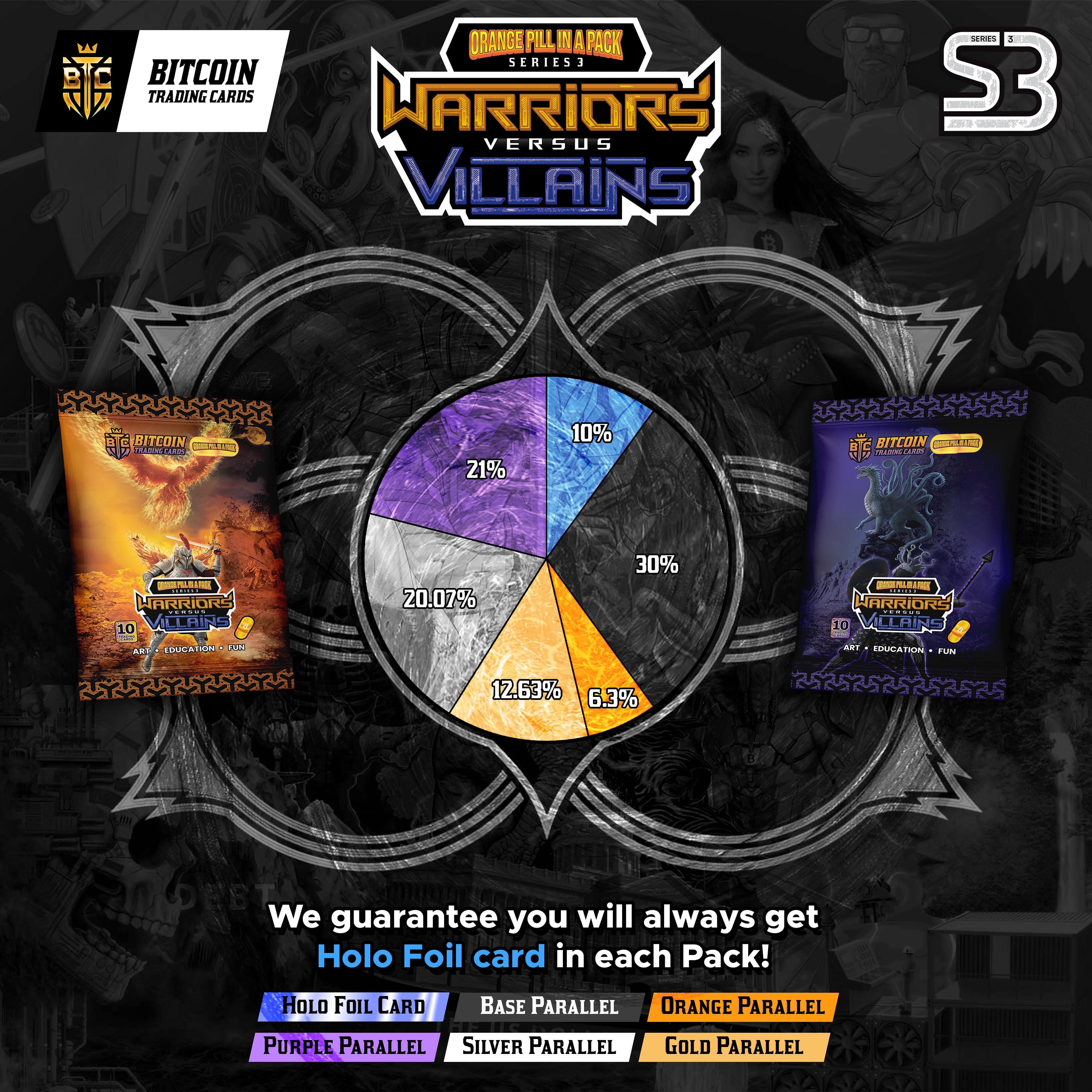 Pack - OPP S3 Warriors vs Villains