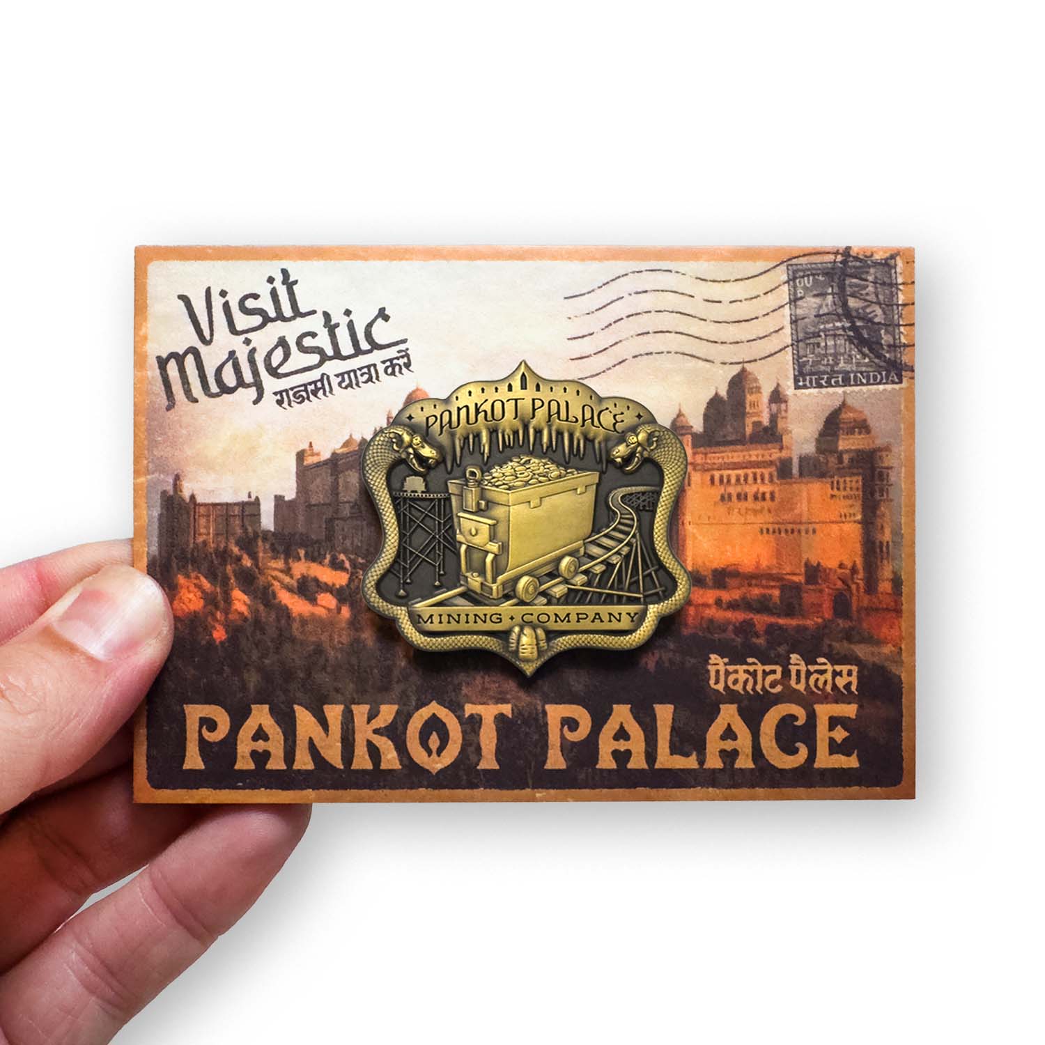 Pankot Palace Mining Company - 3D Metal Pin