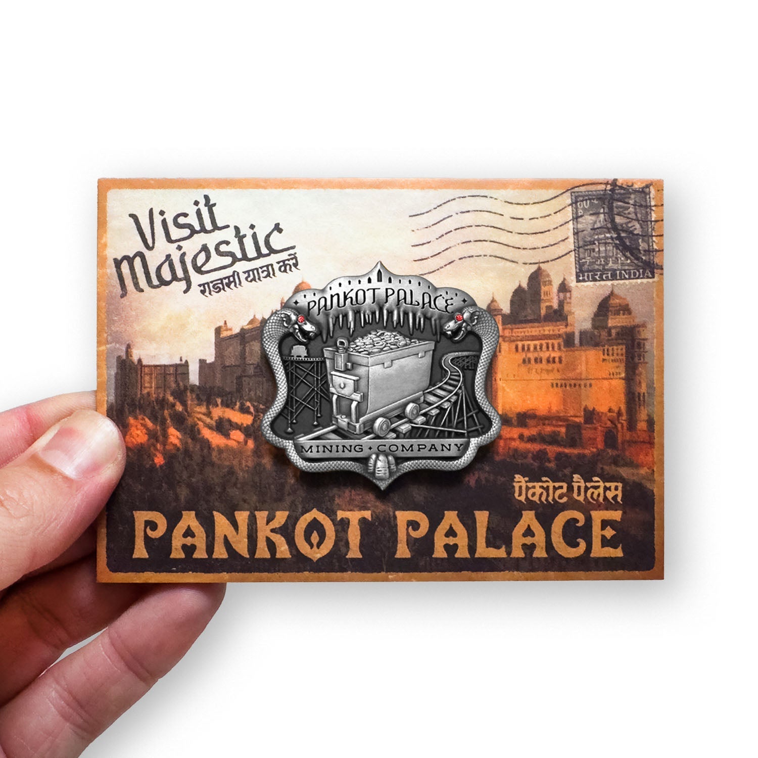 Pankot Palace Mining Company - 3D Metal Pin